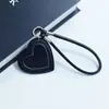 Nova Chaveiro Pequeno Espelho de Corda de Couro Pu Huayang Acessório de Bolsa Cordão de Celular Pingente de Bolsa