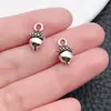 Estilo Misto Gotejamento de Óleo Prata Tibetana Pinha Colheita de Milho Festival Girassol Pingente Pulseira de Charme DIY Brinco Acessórios de Joia