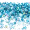 Cuentas de Caramelo de 8 mm Cuentas Redondas Cuentas de Pez Pequeño Estrella de Mar Color Mixto Contraste de Color Mixto Gradiente Accesorios para Joyería DIY Accesorios para Pulseras