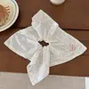 Pañuelo Cuadrado de Puntos de Colores Lazo para el Cabello para Mujer Estilo Coreano Lazo Cuadrado Dulce Cola de Caballo Baja Cuerda para el Cabello de Dados Diadema