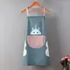 Nuevo Delantal Impermeable para Mujer PVC Engrosado Estampado con LOGOTIPO Moda Cocina Cocinar Adulto Hombres Trabajando Cintura de Trabajo
