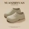 Sandalias Cerradas Impermeables y Resistentes a las Manchas Nanbowan para Hombre, Nuevo Modelo Verano 2026, Pantuflas Gruesas Antideslizantes para el Hogar para Mujer, Adecuadas para Uso en Exteriores