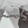 Pulsera de plata de ley 925 con forma de corazón, estilo coreano, estilo ligero, personalidad de moda, temperamento, pulsera de alta calidad