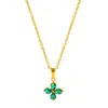 Collar de acero inoxidable con mariposa de circón, collar de acero de titanio, estilo de lujo ligero, cadena para clavícula de alta gama y elegante, joyería para mujer