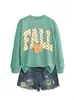 Transfronterizo Talla europea Amazon eBay sitio independiente casual versátil elegante mujer OTOÑO lunares letra mariposa