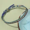 Tres Vidas Tres Mundos Festival de Medio Otoño Pulsera Tejida Nudo Flor de Durazno Regalo Cultural y Creativo Mismo Estilo Xiaohongshu Pulsera del Año del Zodiaco Venta al por Mayor