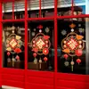 Decoraciones de Ventana para Año Nuevo 2027, Pegatinas Electrostáticas para Puertas de Vidrio del Festival de Primavera Auspiciosas y de Buena Suerte, Ambiente de Ventana para Tiendas de Centro Comercial, Decoraciones Auspiciosas