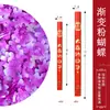 Canhão de Confetes Borboleta para Casamento, Canhão de Confetes de Fita de Mão, Tubo de Spray para Casamento, Flores Cerimoniais, Tubo de Fogos de Artifício para Suprimentos de Casamento