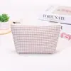 Bolsa de Maquillaje de Pana de Gran Capacidad, Neceser con Cremallera, Organizador de una Pieza para Todos los Productos de Belleza, Bolsa de Almacenamiento Simple al por Mayor