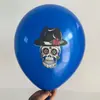 Balão de 12 Polegadas Tema Mortos-Vivos de Halloween Festival dos Fantasmas Decoração de Atmosfera para Bar Arranjo de Festa Balão de Látex Atacado
