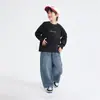 Casa de Hai Ma Otoño Nuevo Ropa Infantil Niños Ropa de Otoño Camisetas de Manga Larga Algodón Puro Cuello Redondo Capa Base Niños Grandes