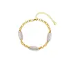 Pulsera de nicho de lujo ligero europea y americana transfronteriza para mujer, no se decolora, estilo Pandora vintage, alto valor estético, pulsera cubana con incrustaciones de diamantes