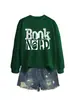 Nerd de Libros Amazon Ebay Estación Independiente Moda Elegante Casual Nueva Sudadera Camiseta Básica para Mujer Otoño e Invierno