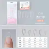 Esmalte de Uñas Escarchado Codificado, Esmalte de Uñas para Manos, 100 Cajas, Sin Grabado, Sin Rastros, Esmalte de Uñas Completo