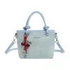 Bolso de Mano de Estilo Perezoso Nuevo Verano 2026 para Mujer, Bolso Cruzado para el Trabajo, Bolso Cubo de Hombro Único de Moda Casual