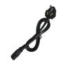 Cable de alimentación de tres clavijas estándar nacional de 0,85 m para ordenador, monitor, impresora, hervidor eléctrico