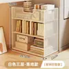 Estantería para debajo del escritorio, soporte vertical de múltiples niveles para libros, caja de almacenamiento de libros, estante de almacenamiento para debajo del escritorio, organizador de archivos A4 para estación de trabajo