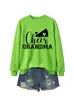 Sudadera deportiva casual cómoda versátil para mujer cheer grandma Amazon eBay tienda independiente capa base