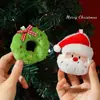 Natal Novo Papai Noel Pingente Decoração Boneca de Pelúcia Pingente Árvore de Natal Boneco de Neve Guirlanda Pingente