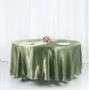 Mantel Redondo de Satén Simple Hecho a Medida Ds para Boda, Mesa de Comedor, Banquete, Decoración de Fiesta, Mantel Redondo, Mantel Redondo de Satén