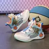Zapatos para Niños Verano Zapatos de Baloncesto para Niños 2025 Nuevos Zapatos Deportivos para Correr para Niños Medianos y Grandes Calzado Profesional Resistente al Desgaste Práctico