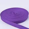 Fita de Poliéster-Algodão de Trama Simples para Mochila Cinto Elástico de Yoga Cós Bolsa de Lona Portátil Tecelagem de Amarração para Acessório de Roupa de Algodão