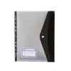 Pastas Transparente Colorida A4 para Folhas Soltas Transfronteiriças com 11 Furos Bolsas para Arquivo Horizontais e Verticais Bolsas para Armazenamento de Documentos de Escritório Venda por Atacado de Fábrica