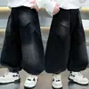 Pantalones vaqueros para niño estilo coreano, pantalones de pierna ancha para primavera y otoño, nueva colección 2026, pantalones largos elegantes y geniales para niños pequeños