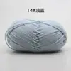 Hilo de Algodón de Leche de 4 Hebras para Bebé para Tejer Bufanda a Mano, Ovillo de Hilo Medio Grueso, Manta, Hilo para Crochet DIY, Kit de Materiales para Tejer Hecho a Mano