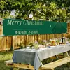 Banderas Navideñas Transfronterizas, Banderines, Decoraciones para Eventos Festivos, Telas para Colgar de Fondo, Banderines Coloridos para Atmósfera Interior, Fábrica Personalizada