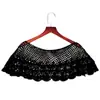 Nuevo Vestido Estilo Coreano Encaje Chal Pequeño Versátil Hueco Blusa de Mujer Verano Abrigo Pequeño Camisa de Manga Corta
