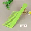 Pente de Dentes Largos Pente de Dentes Espaçados Cabelo Longo Cabelo Cacheado Cabelo com Permanente Pente Feminino Pente Alisante Plástico Doméstico Pente Grande para Cabelo Casa