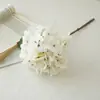 Nueva Hortensia Simulada Salón de Bodas Decoración del Hogar Sala de Estar Ramo Guía de Camino Arte Floral Flores Falsas Realistas