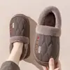 Chinelos de algodão masculinos 2026 novo outono e inverno antiderrapantes quentes para interior casa sola grossa antiderrapantes chinelos de algodão para uso externo