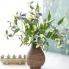 Flor de Simulación Alice Iris Impresión 3D Silicona Algodón Flor Falsa Decoración del Hogar Floristería de Gama Alta Ins Viento Natural