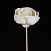 Pequena flor de rosa aberta 6CM sem fogo aromaterapia fragrância decoração de casa flor seca simulada arranjo de flores pode ser tingido