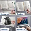 Soporte de Libro Ajustable para estudio, lectura, con Ajuste de Múltiples Alturas