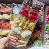 Brochetas Divertidas de Res, Espino Candied, Maíz, Raíz de Loto, Bolas de Camarón, Snacks de Carne, Pinzas para el Cabello de Niños, Pasadores para el Cabello de Niñas