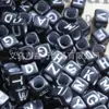 Venda Direta da Fábrica Acessórios para Joias DIY Contas com Alfabeto Inglês Material para Miçangas Artesanais Contas Acrílicas Digitais 100 Peças