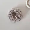 Goma Elástica de Organza Suave, Esponjosa, Estilo Perezoso para Coleta Baja, Cuerda para el Cabello, Accesorio para el Cabello, Tocado