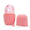 Novo Produto do Fabricante Massagem com Gelo Bandeja de Gelo Rolo de Gelo Rolo de Gelo Bandeja de Gelo em Forma de Diamante Bandeja de Gelo Facial de Silicone