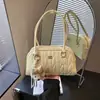 Bolsa Texturizada para Mulheres 2026 Nova Moda Plissada Bolsa de Mão Fofa Grande Capacidade Versátil Ombro Transversal Pequena Quadrada