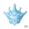 Globo de aluminio de corona de princesa y príncipe decoración de cumpleaños de bebé arreglo de fiesta globo de fiesta de cumpleaños infantil