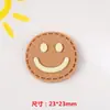 Cor de Curry de Arroz Smiley YYDS Marca de Letras diy Acessórios de Resina Adorno de Cabeça Capa de Celular Adesivo de Geladeira Material de Decoração