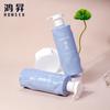 Novo produto Water Ripple Essence Lotion Bottle 300 ml PET Press Shampoo Bath Bottle Cosmetic Bottle Material da embalagem