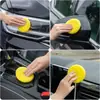 Esponja para Pulir y Encerar Coches Zongheng, Esponja Pequeña, Esponja Redonda para Lavar Coches, Bloque de Esponja para Limpiar Coches, Herramienta de Limpieza para Coches