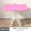 Mesa cuadrada plegable, mesa de comedor simple para el hogar para apartamentos pequeños y casas de alquiler, mesa portátil para puestos al aire libre