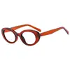 Gafas de Lectura Redondas Personalizadas Anti-Luz Azul para Mujer, Moda Ultraligeras Anti-Luz Azul para Personas Mayores, Cómodas para la Fatiga, Lentes de Alta Definición al por Mayor