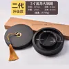 Tinta para caligrafía estilo olla caliente con tapa, Tinta multifuncional para caligrafía, Hecha de piedra natural en bruto, Adecuada para que los principiantes practiquen caligrafía, Se puede moler