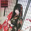 Peruca de anime feminina, garota do inferno, Yan moai, cosplay, Ji, penteado, três facas, franja elegante, cabelo falso, uma geração de cabelo